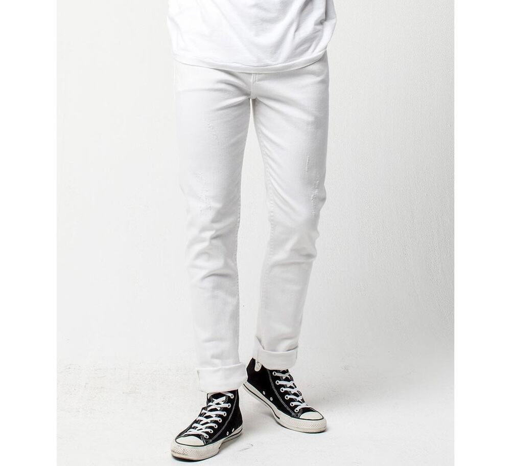 RSQ JEANS Men's London Skinny Distressed White Denim Jeans 29x30 | NWT